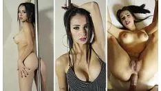 Reproducir Morena sexy de pechos muy pequeños follada por detrás por un maduro que sabe como