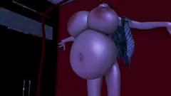 Jouer Les courbes en expansion d'Aya Brea dans Parasite Eve: A Belly and Butt Expansion Porno