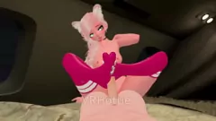 Abspielen Footjob auf einem Privatjet: Anime -Brille, die Amateur in Strümpfen trägt
