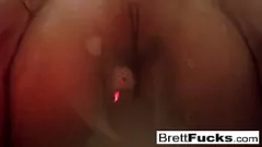 تشغيل مفلس شقراء ناقتي بريت روسي يحصل عارية واستمنى في حمام ساخن